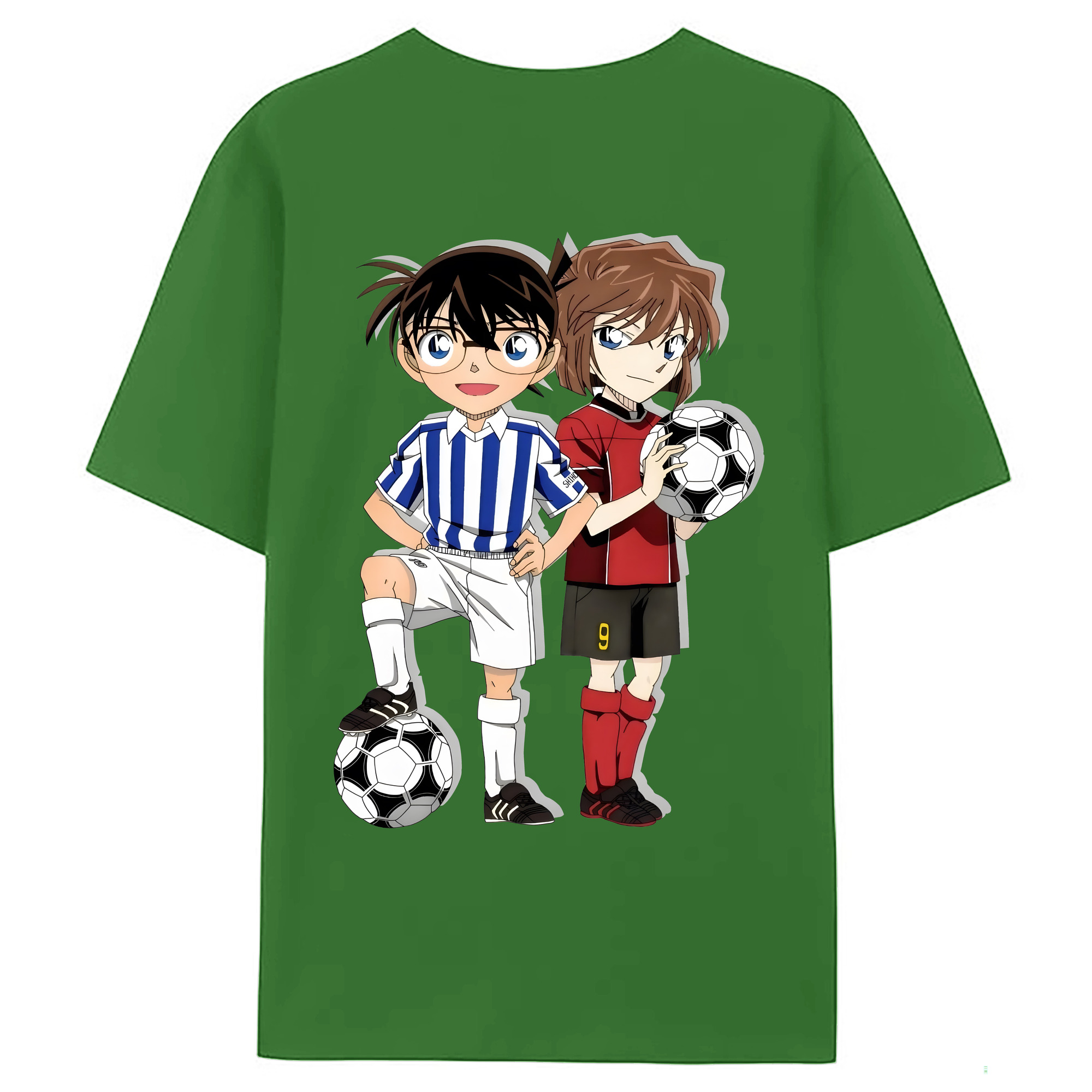 （画像用） 名探偵コナン 灰原 哀 はいばら あい Detective Conan Anita Hailey、Vi Graythorn Haibara Ai レディース半袖Tシャツ(バックプリント)